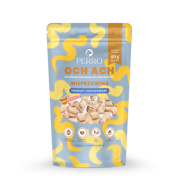 PERRO OCH ACH PRZYSMAKI LIOFILIZOWANE WIEPRZOWINA 40G