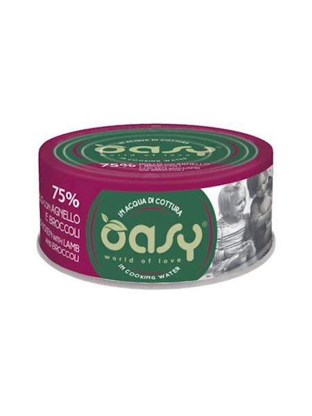 OASY CAT MORE LOVE KURCZAK Z JAGNIĘCINĄ (PUSZKA) 70G
