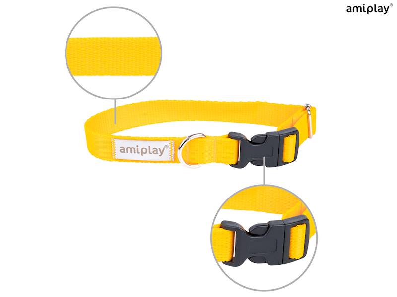 AMIPLAY SAMBA OBROŻA REGULOWANA ŻÓŁTA XS