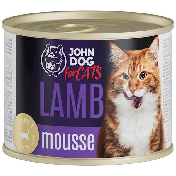 JOHN DOG FOR CATS MUS JAGNIĘCINA 200G