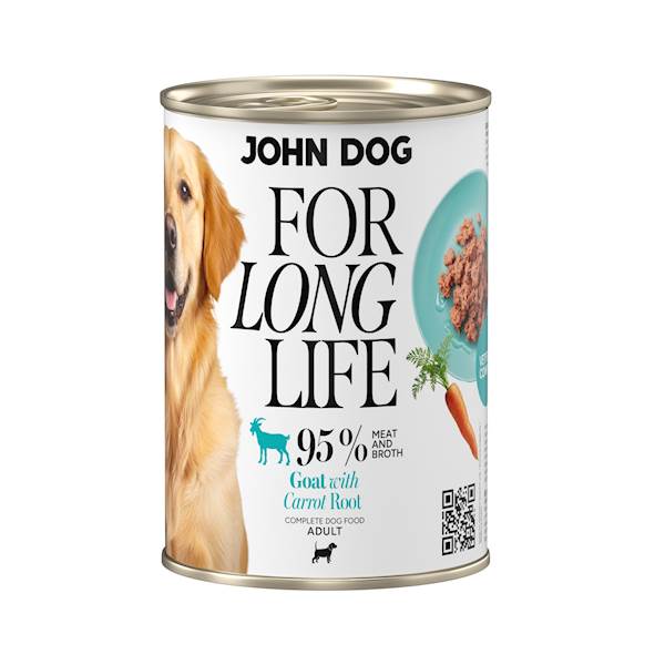 JOHN DOG FOR LONG LIFE KOZA Z KORZENIEM MARCHWII 400G