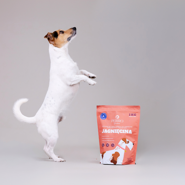 PERRO GOURMET KARMA TŁOCZONA NA ZIMNO JAGNIĘCINA M/L 1KG