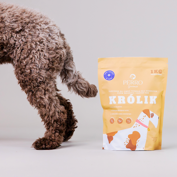 PERRO GOURMET KARMA TŁOCZONA NA ZIMNO KRÓLIK M/L 1KG