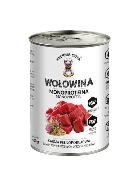 KUCHNIA SZEFA WOŁOWINA 400G
