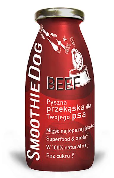 SMOOTHIEDOG WOŁOWINA (BEEF) 250ML