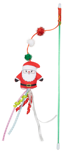 UNIQ PETS SWISHY WĘDKA DLA KOTA Z MIKOŁAJEM 40CM