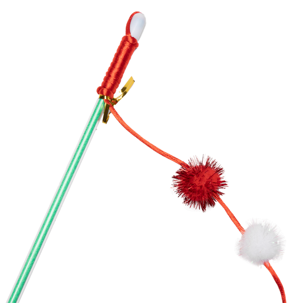 UNIQ PETS SWISHY WĘDKA DLA KOTA Z MIKOŁAJEM 40CM