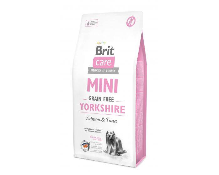 BRIT CARE DOG MINI YORKSHIRE SALMON&TUNA 2KG