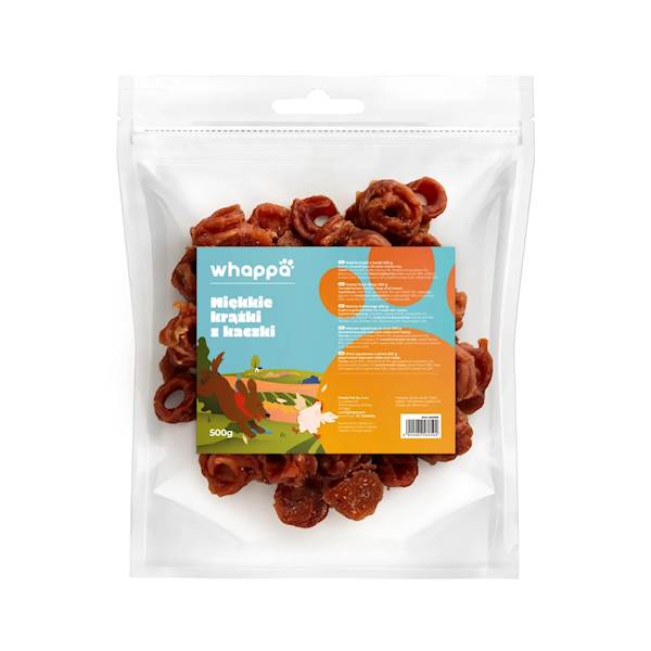 WHAPPA MIĘKKIE KRĄŻKI Z KACZKI 500G