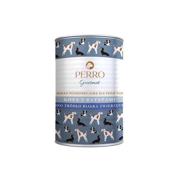 PERRO GOURMET KOZA Z BATATAMI 400G
