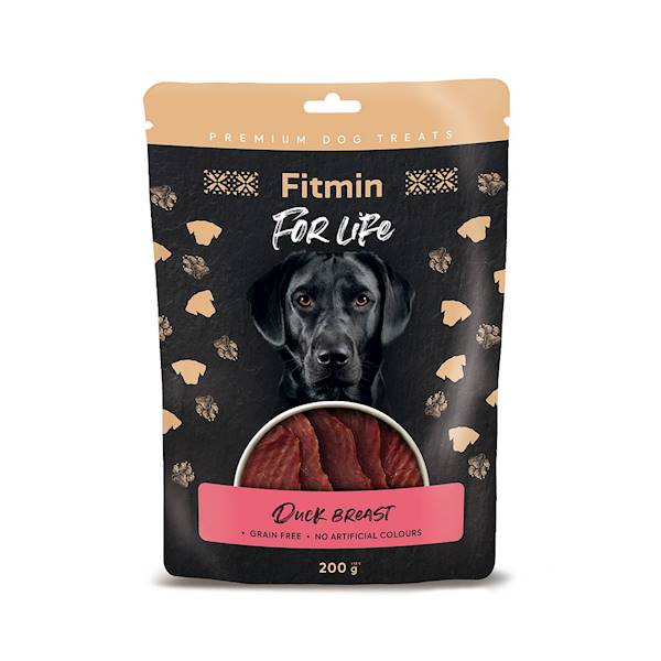 FITMIN FOR LIFE DOG DUCK BREAST 200G