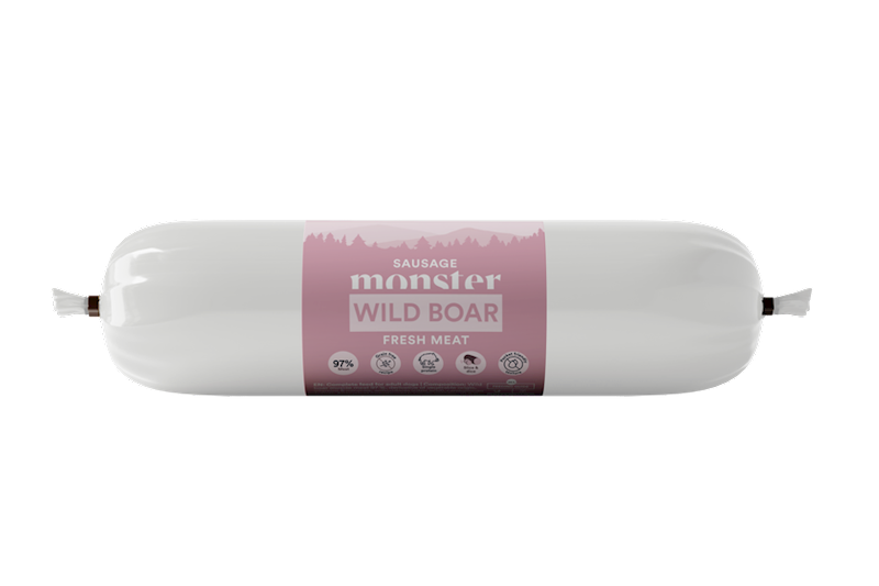 MONSTER DOG SAUSAGE WILD BOAR (KIEŁBASKA Z DZIKA) 200G