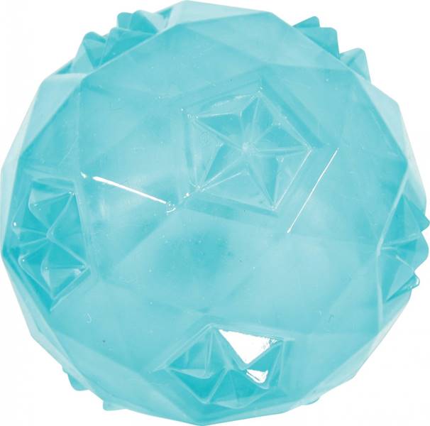 ZOLUX TPR POP PIŁKA Z PISZCZAŁKĄ 7,5CM TURKUSOWA