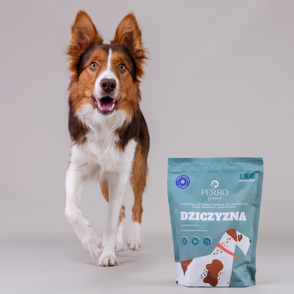 PERRO GOURMET KARMA TŁOCZONA NA ZIMNO DZICZYZNA M/L 1KG