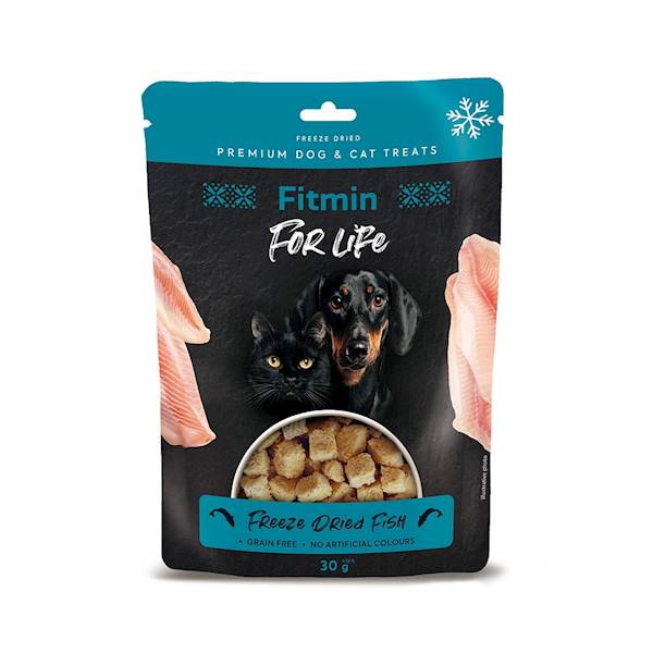 FITMIN FOR LIFE FREEZE DRIED FISH 30G