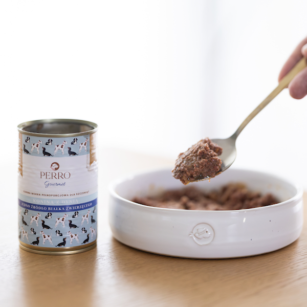 PERRO GOURMET KONINA Z DYNIĄ DLA SZCZENIĄT 400G