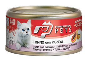 DISUGUAL CAT PROFESSIONAL PET FILETOWA TUŃCZYK Z PAPAJĄ 70G