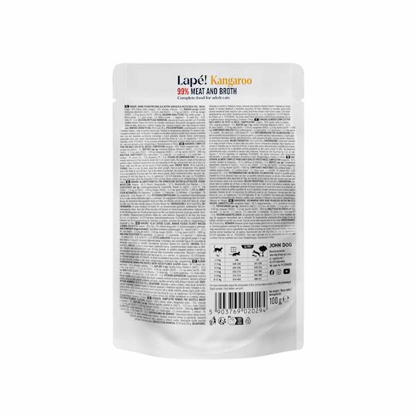 JOHN DOG FOR CATS LAPE KANGUR 100G