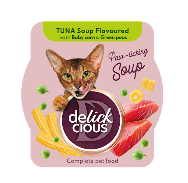DELICKCIOUS SOUP TUNA (ZUPKA DLA KOTA TUŃCZYK) 80G