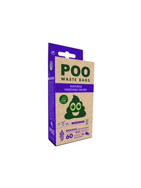 M-PETS POO WASTE BAGS LAVENDER SCENT (LAWENDOWE) 4X15SZT