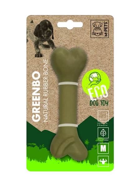 M-PETS GREENBO M (KOŚĆ Z NATURALNEJ GUMY ŚREDNIA)