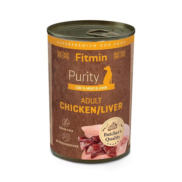 FITMIN DOG PURITY CHICKEN WITH LIVER 400G