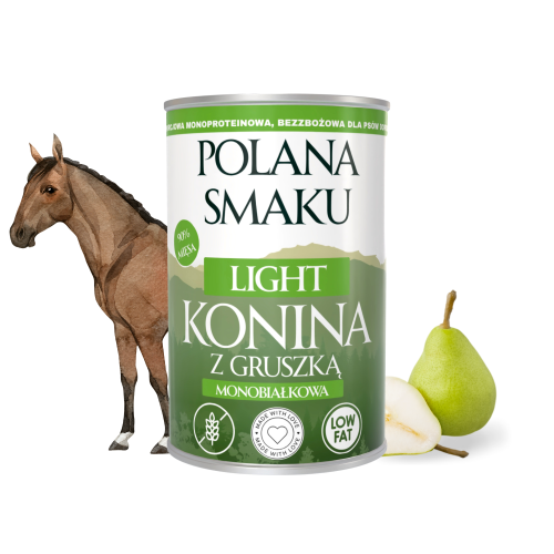 POLANA SMAKU KONINA Z GRUSZKĄ (LIGHT) 400G