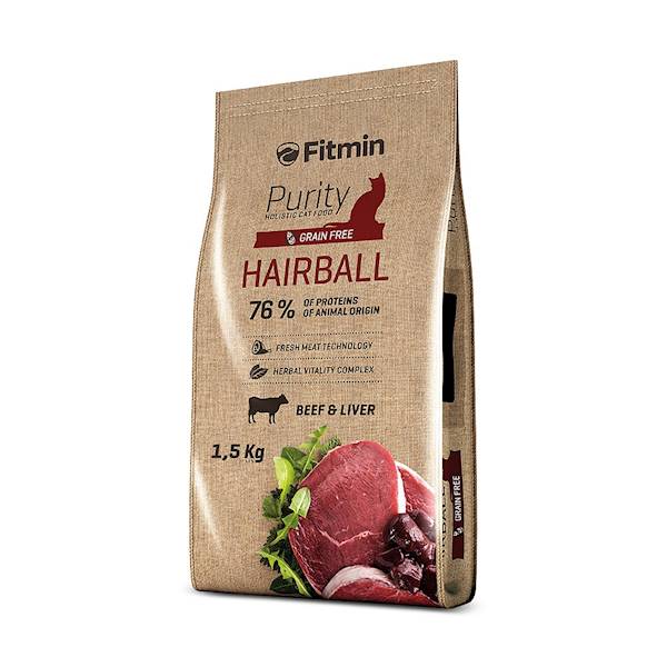 FITMIN CAT PURITY HAIRBALL 1,5KG
