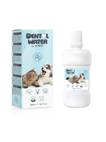 M-PETS DENTAL WATER (PŁYN DO HIGIENY JAMY USTNEJ DLA PSÓW I KOTÓW) 300ML
