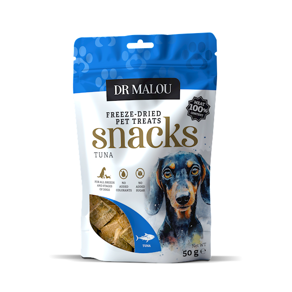DR MALOU PRZYSMAKI LIOFILIZOWANE DLA PSA 100% TUŃCZYKA 50G