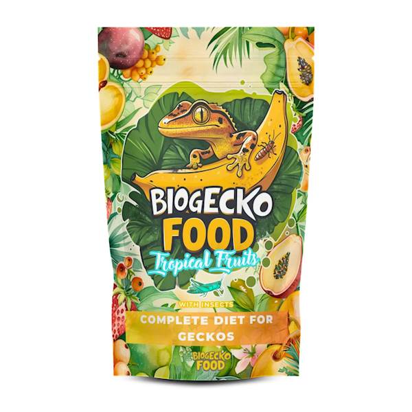 BIOGECKO FOOD BANANA & TROPICAL FRUITS 30G