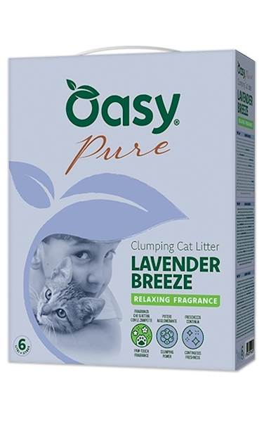 OASY CAT MINERAL PURE LAVENDER BREEZE (ŻWIREK) 6L