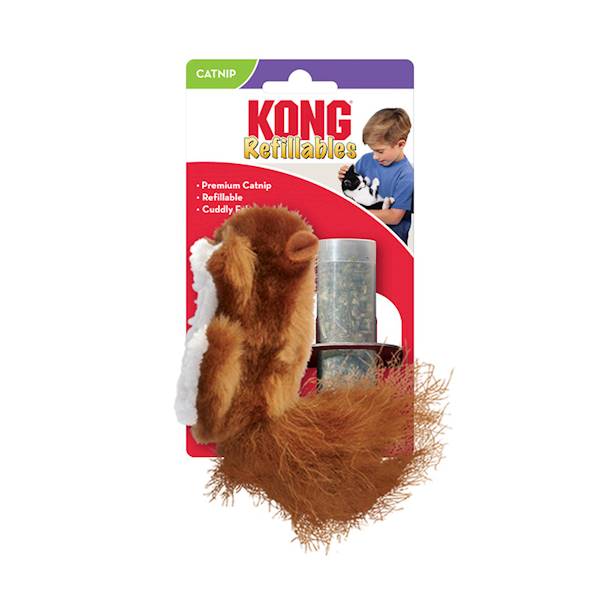 KONG CAT REFILLABLES SQUIRREL