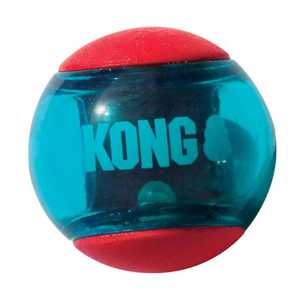 KONG DOG SQUEEZZ ACTION BALL RED S