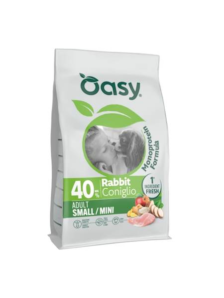 OASY DOG ONE PROTEIN ADULT SMALL/MINI KRÓLIK 800G