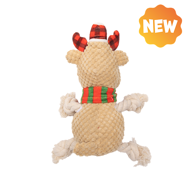 UNIQ PETS SQUEAKIES SZARPAK RUDOLF Z PISZCZAŁKĄ 27X12X12CM