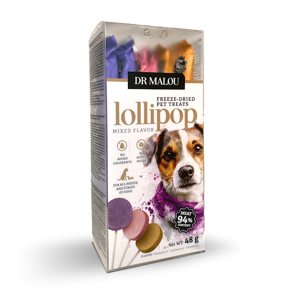 DR MALOU MIĘSNE LIZAKI LIOFILIZOWANE DLA PSA 6X48G
