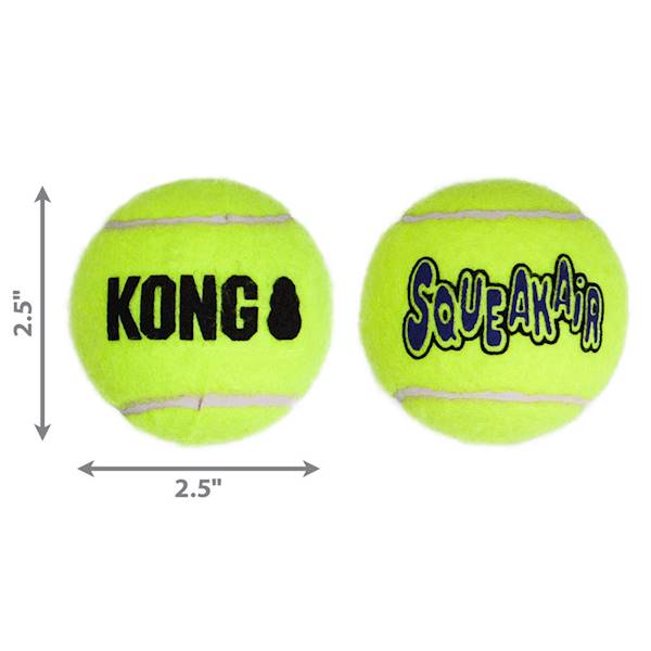 KONG DOG SQUEAKAIR BALL M 3PACK
