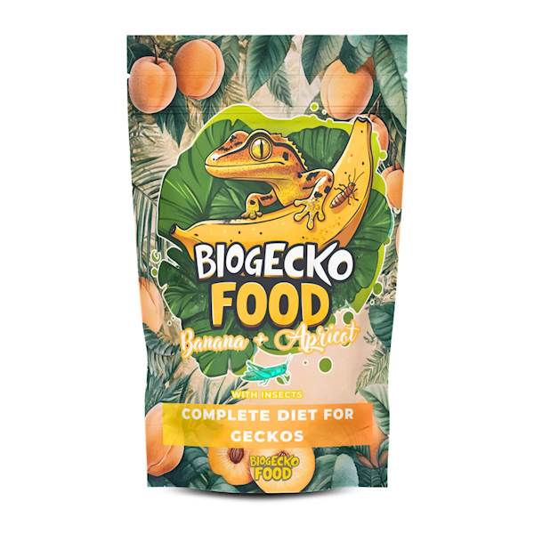 BIOGECKO FOOD BANANA & APRICOT 30G