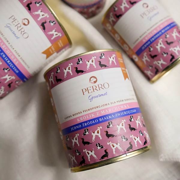 PERRO GOURMET KRÓLIK Z MARCHEWKĄ 400G