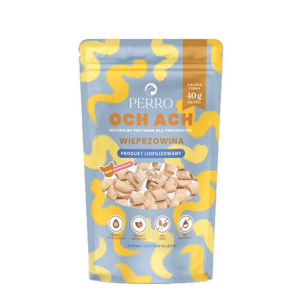 PERRO OCH ACH PRZYSMAKI LIOFILIZOWANE WIEPRZOWINA 40G