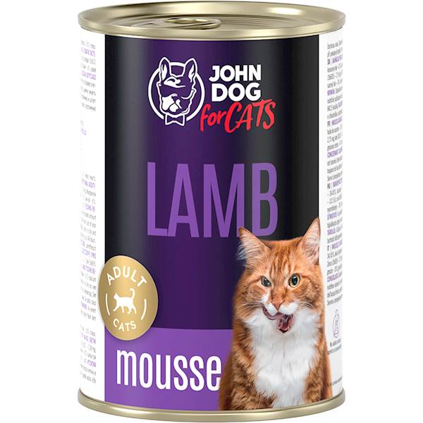 JOHN DOG FOR CATS MUS JAGNIĘCINA 400G