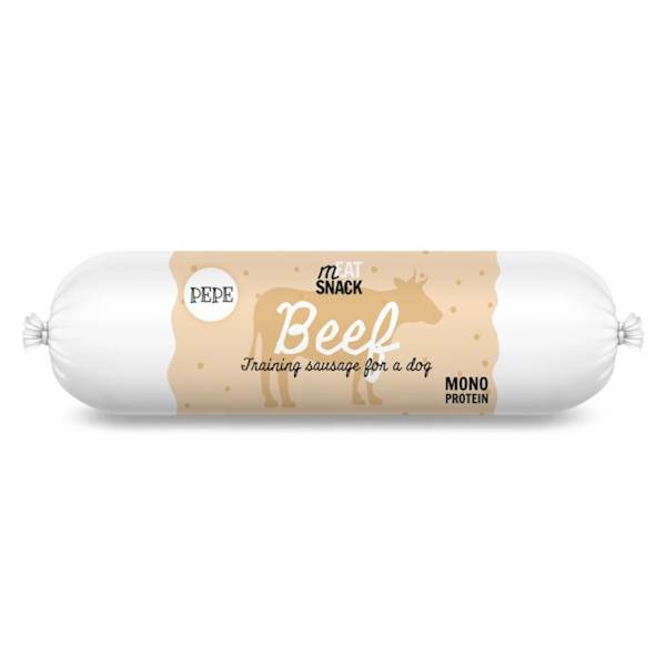 PEPE TRAINING SAUSAGE BEEF (KIEŁBASKA Z WOŁOWINY) 200G