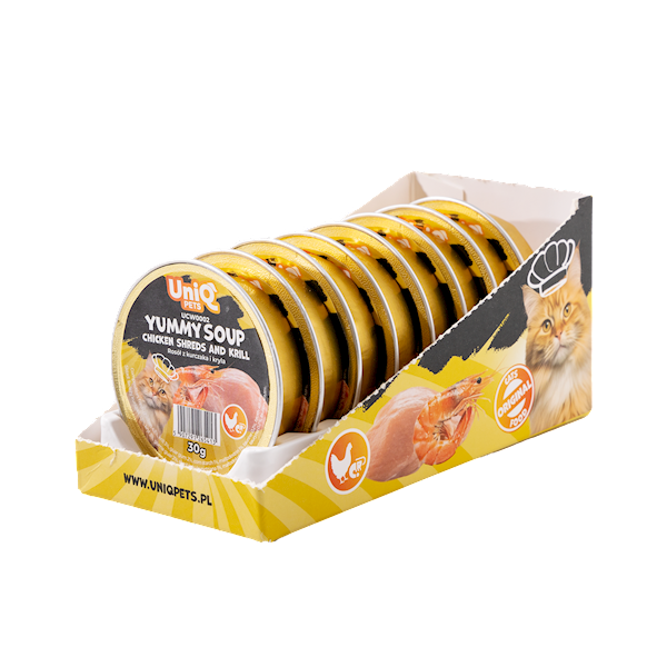 UNIQ PETS YUMMY SOUP ROSÓŁ Z KURCZAKA I KRYLA 30G
