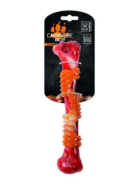 M-PETS CARNIVORE DOG TOY STICK BONE L 25CM BACON FLAVOUR