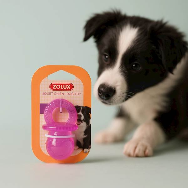 ZOLUX ZABAWKA TPR SMOCZEK 7,5CM RÓŻOWY