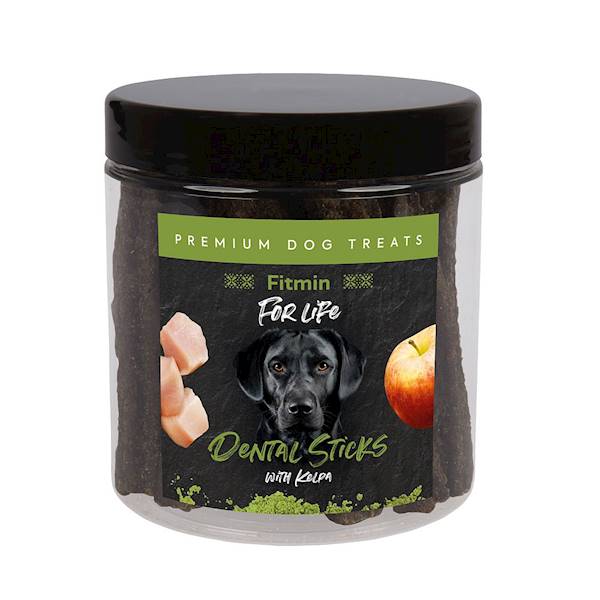 FITMIN DOG FOR LIFE DENTAL STICKS WITH KELPA 20SZT/340G