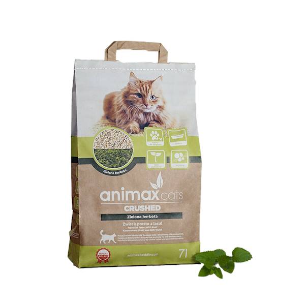 ANIMAX CATS CRUSHED ZIELONA HERBATA 7L