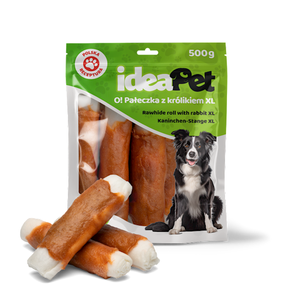 IDEAPET PAŁECZKA Z KRÓLIKIEM XL 500G