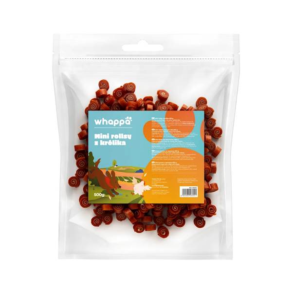 WHAPPA MINI ROLLSY Z KRÓLIKA 500G